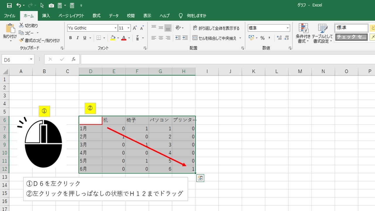 初心者向けパソコン Excel グラフ作成 Tyatyablog